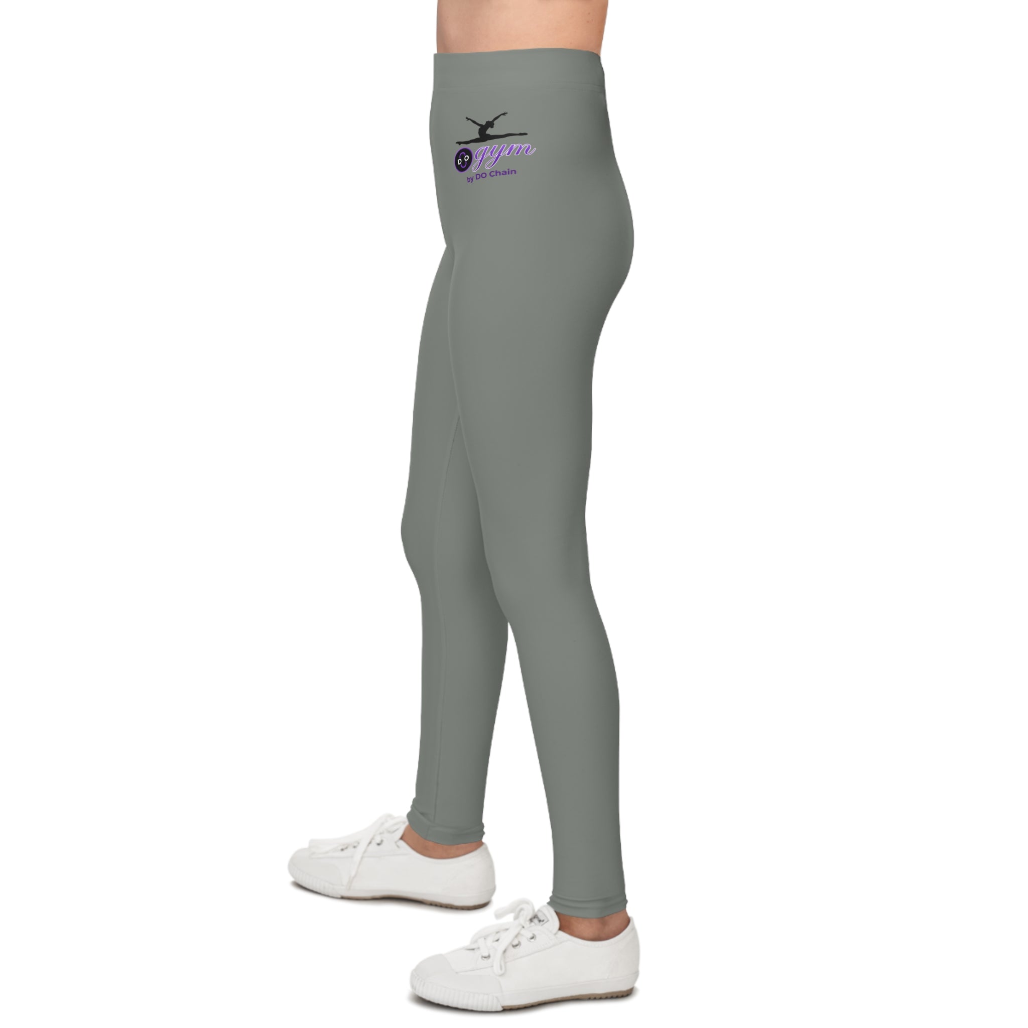 Do Gym Youth Leggings - Grey Concrete