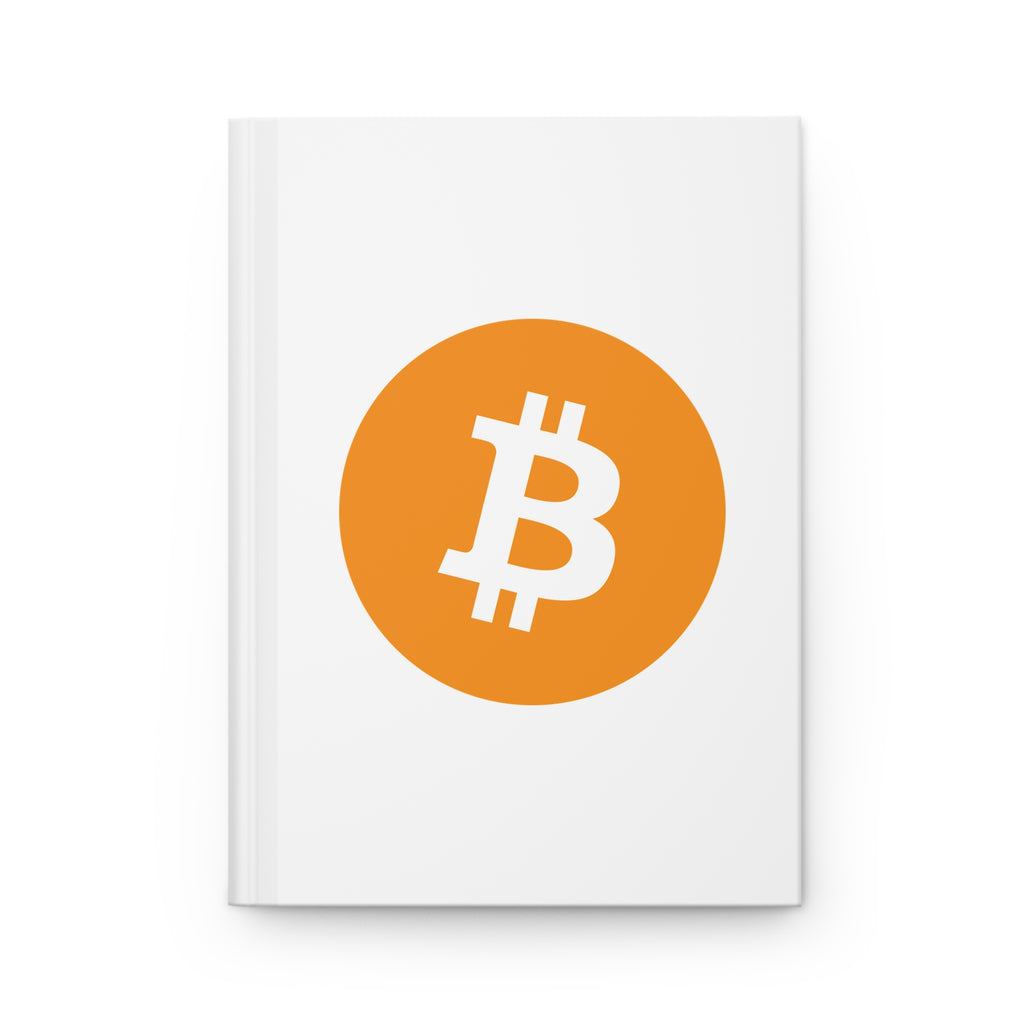 Bitcoin Logo Hardcover Journal — Crypto Notebook for Traders & Investors