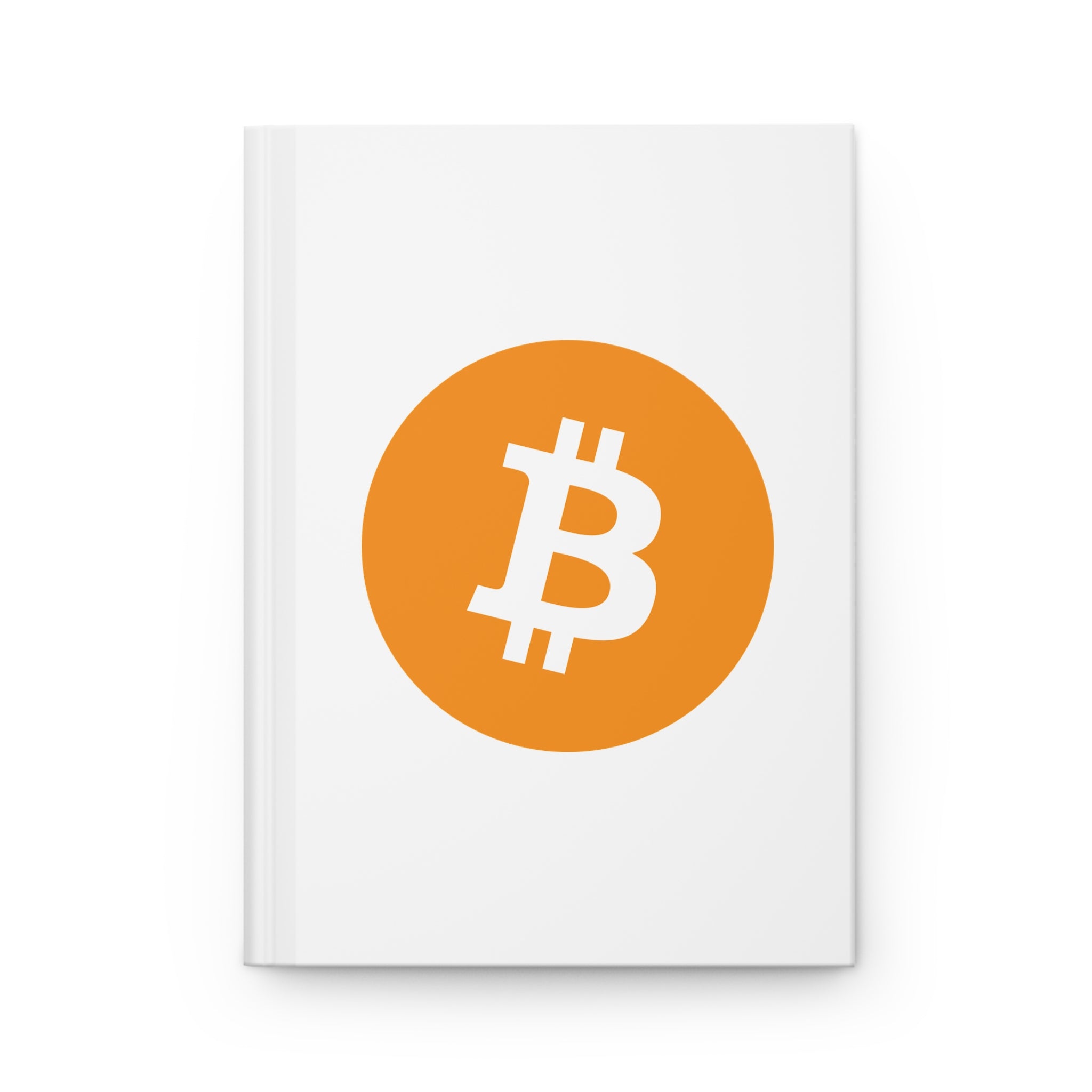 Bitcoin Logo Hardcover Journal — Crypto Notebook for Traders & Investors
