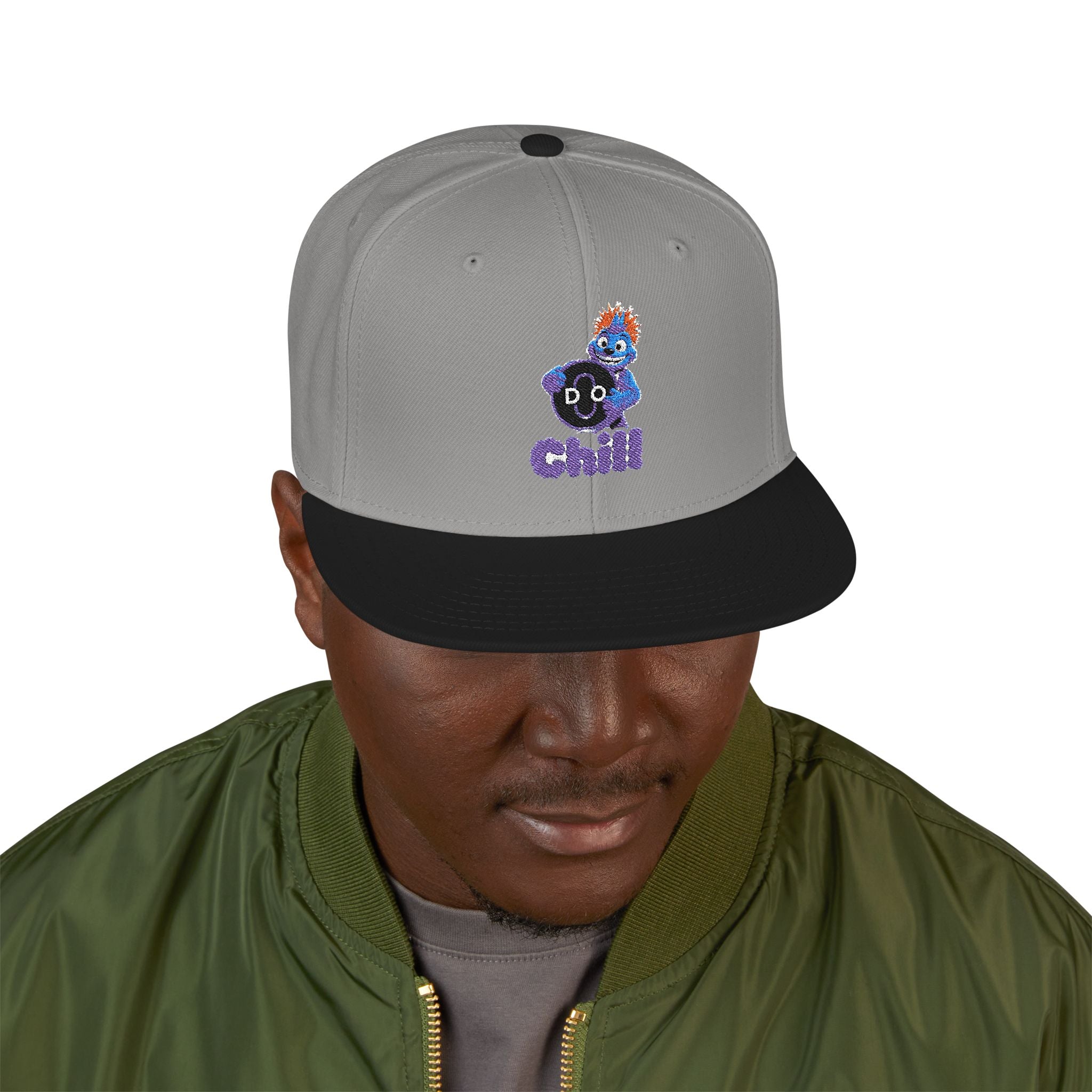 DO Chill Embroidered Snapback Hat