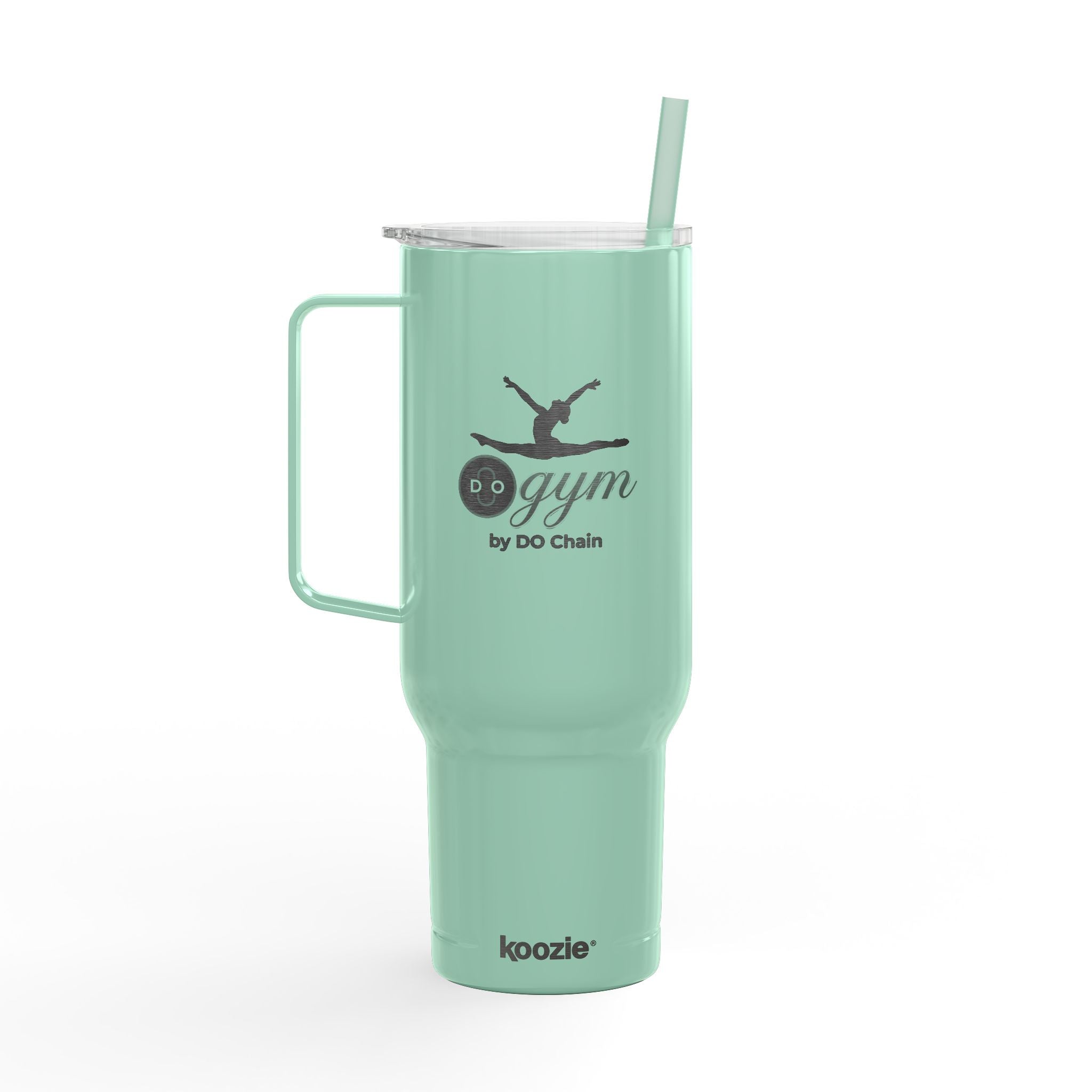 40oz Engraved Gym Tumbler with Lid & Straw — Personalized Fitness Water Bottle