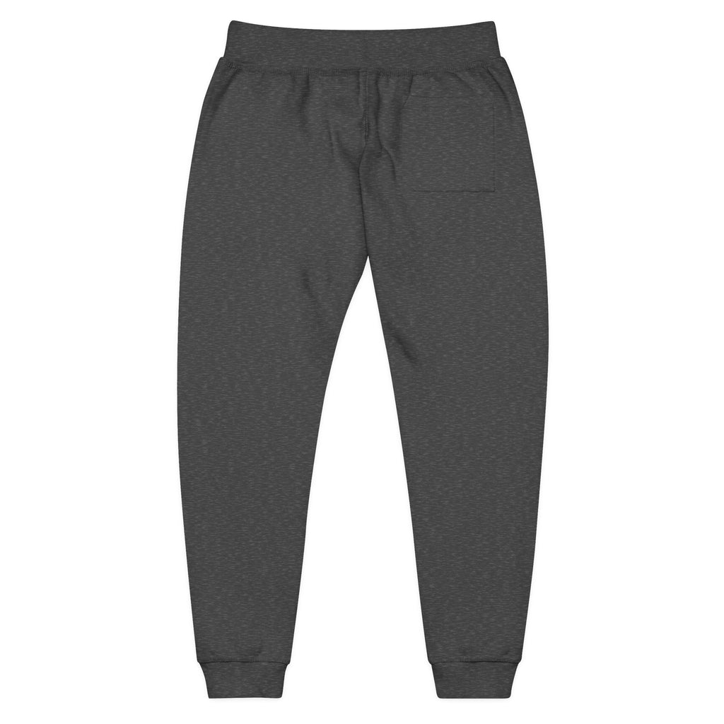 Embroidered DO Chill Monster 'Cozy Vibes' Fleece Sweatpants — Soft White Joggers