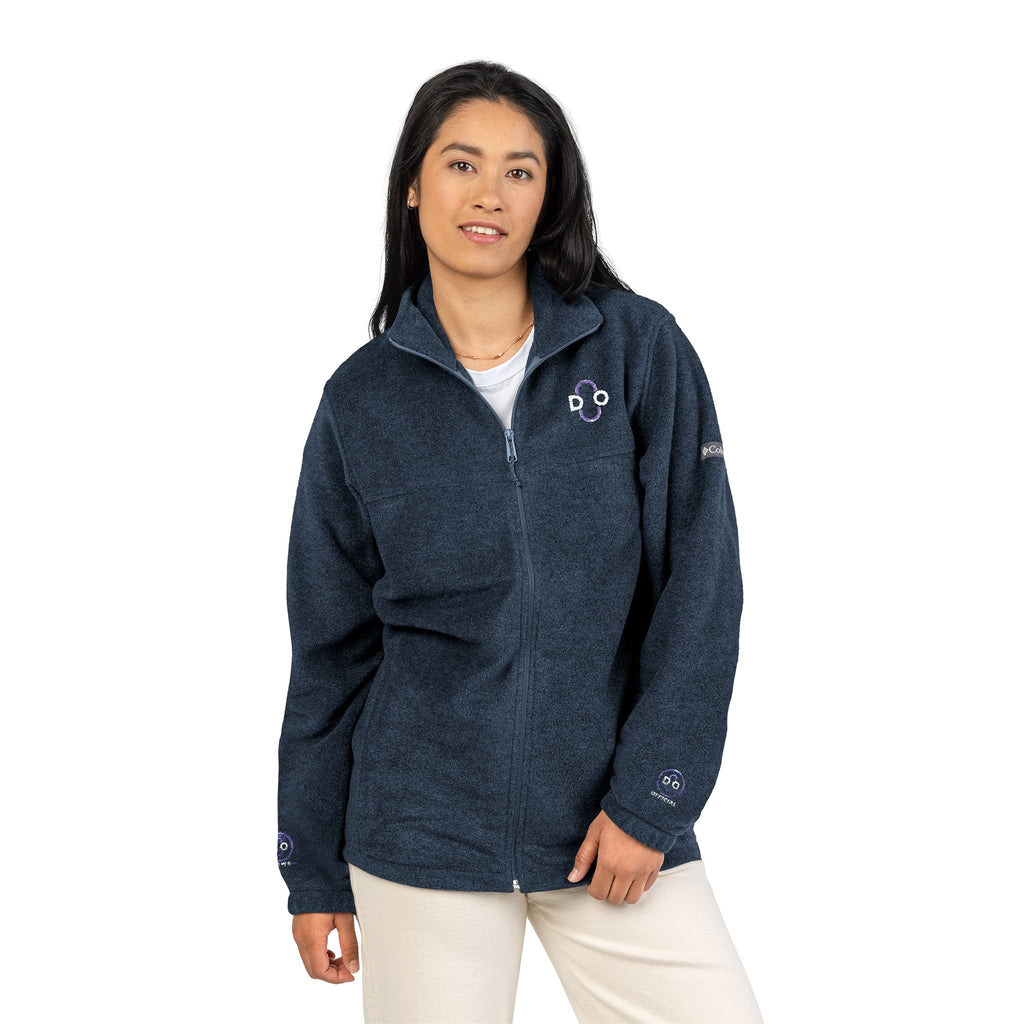 Do Chain Embroidered Fleece Jacket