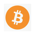 Bitcoin Logo Car Magnet — Round Orange BTC Emblem for Cars