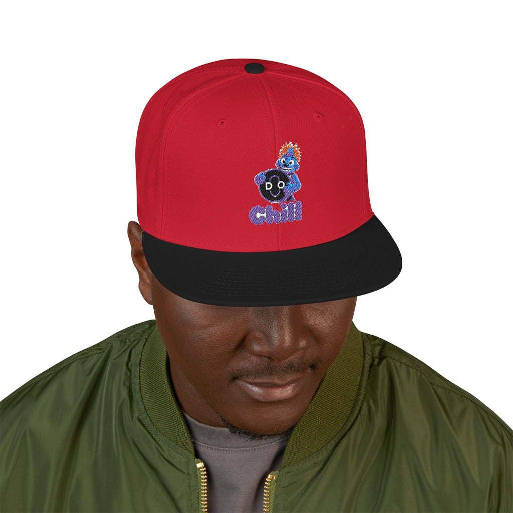 DO Chill Embroidered Snapback Hat