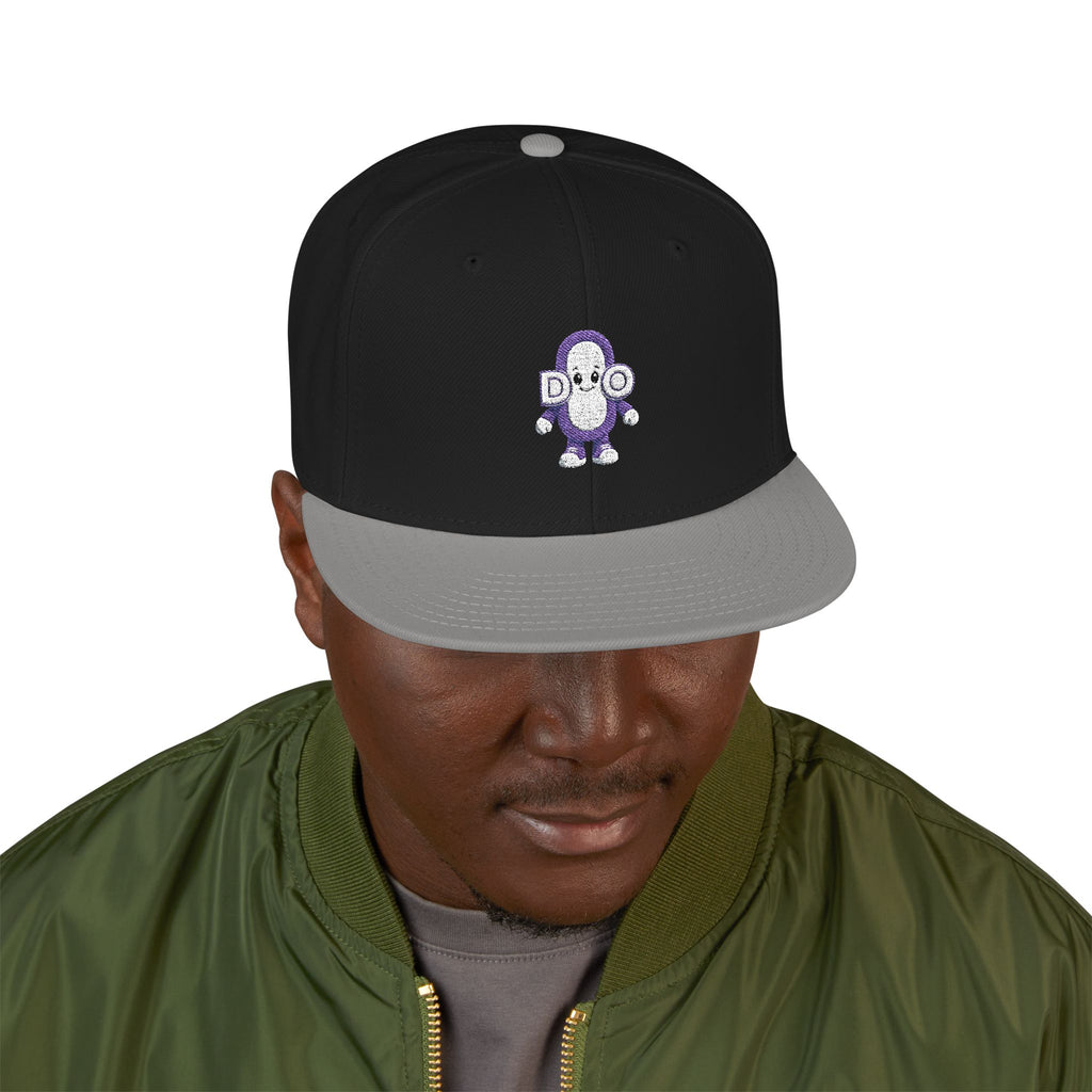 DO Chain Embroidered Snapback Hat