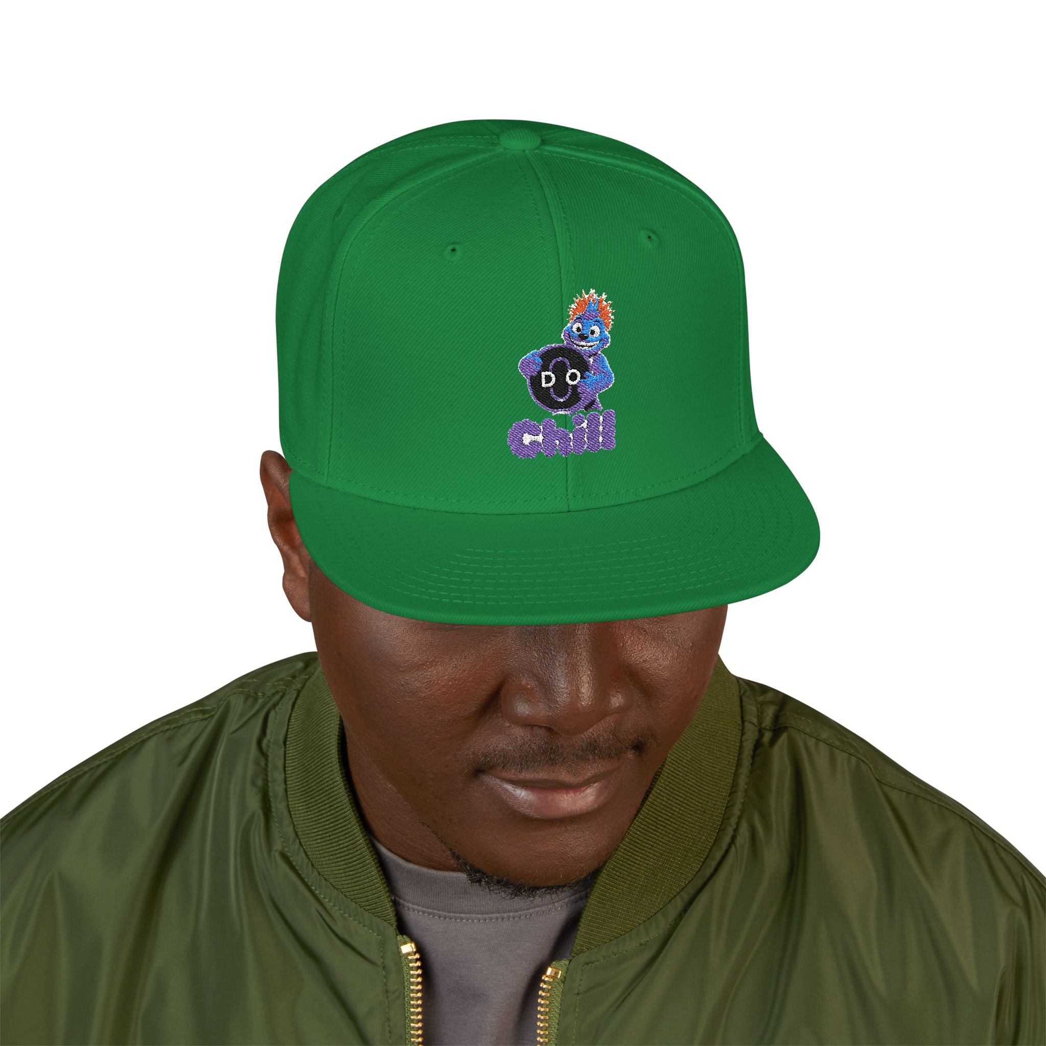 DO Chill Embroidered Snapback Hat