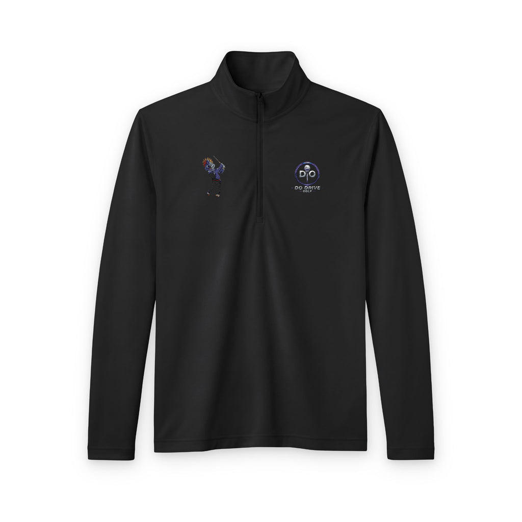 DO Drive Embroidered Quarter-Zip Pullover with mascot – Golf Emblem & Player Crest