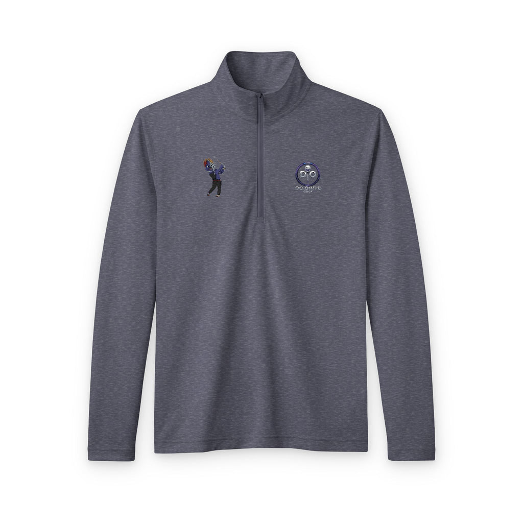 DO Drive Embroidered Quarter-Zip Pullover with mascot – Golf Emblem & Player Crest
