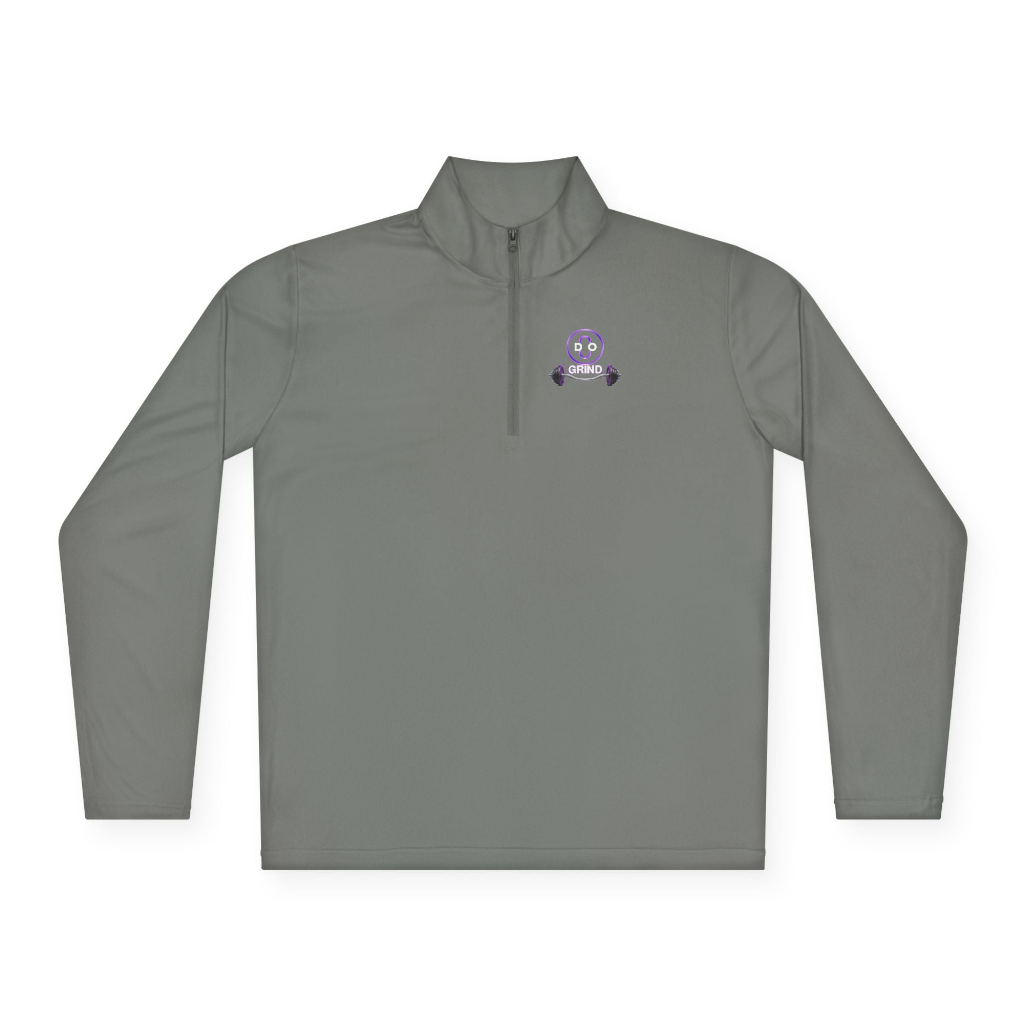 Smiley Barbell Quarter-Zip Pullover