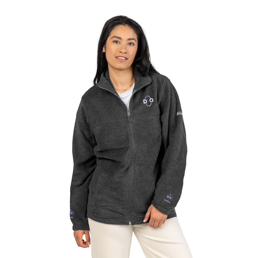 Do Chain Embroidered Fleece Jacket
