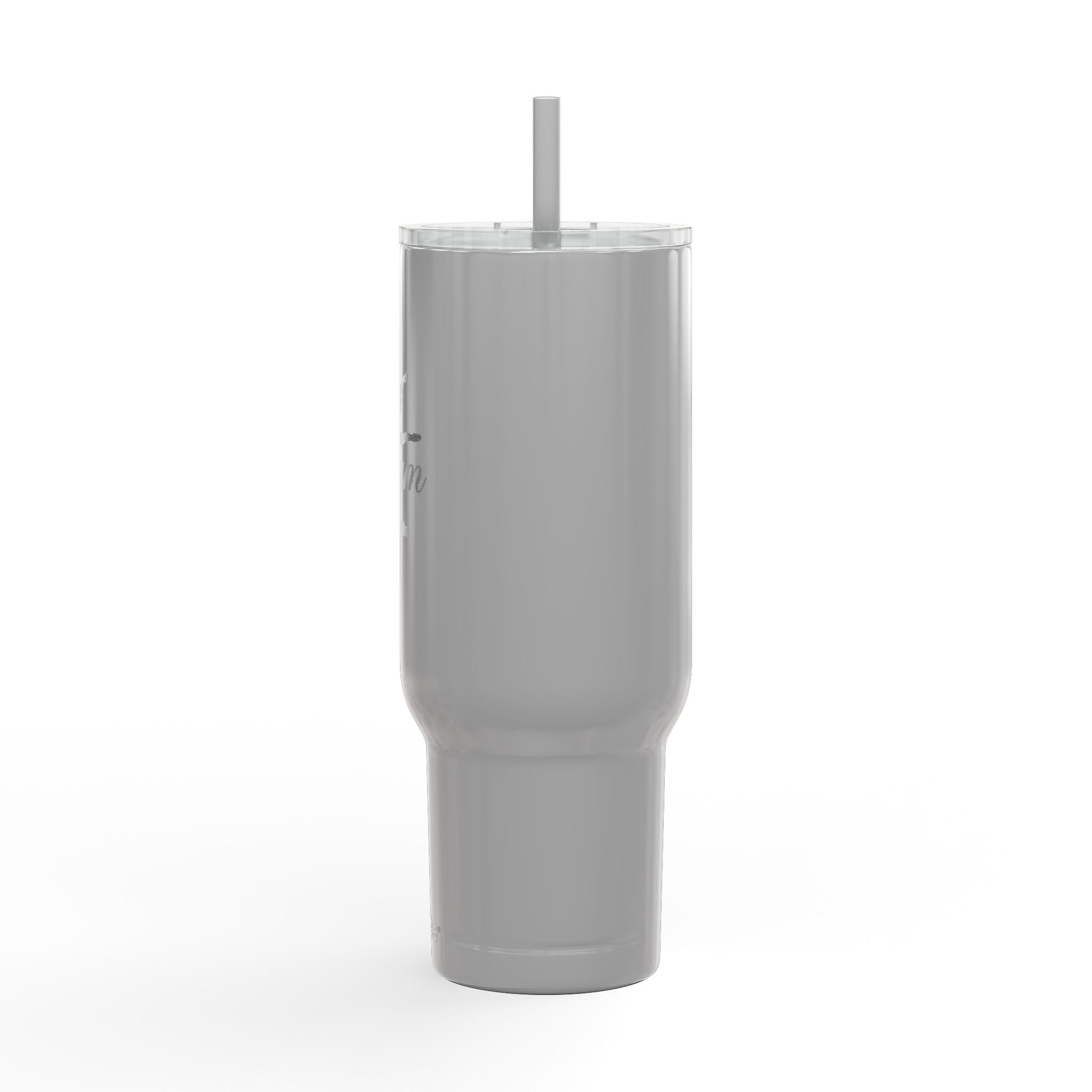 40oz Engraved Gym Tumbler with Lid & Straw — Personalized Fitness Water Bottle