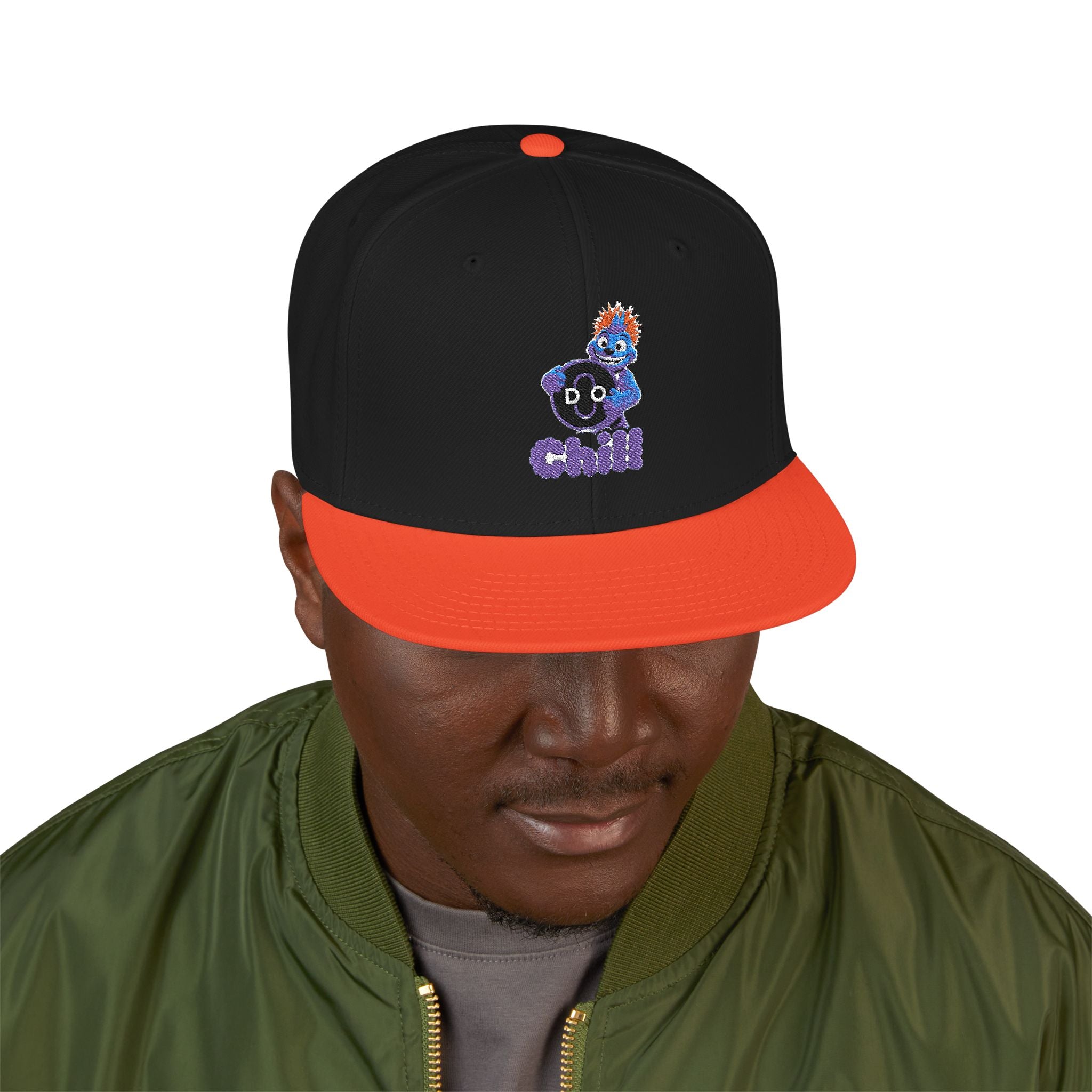 DO Chill Embroidered Snapback Hat