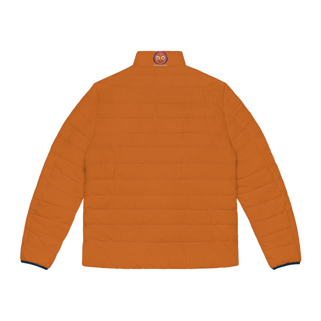 Do Chain Puffer Jacket — Orange