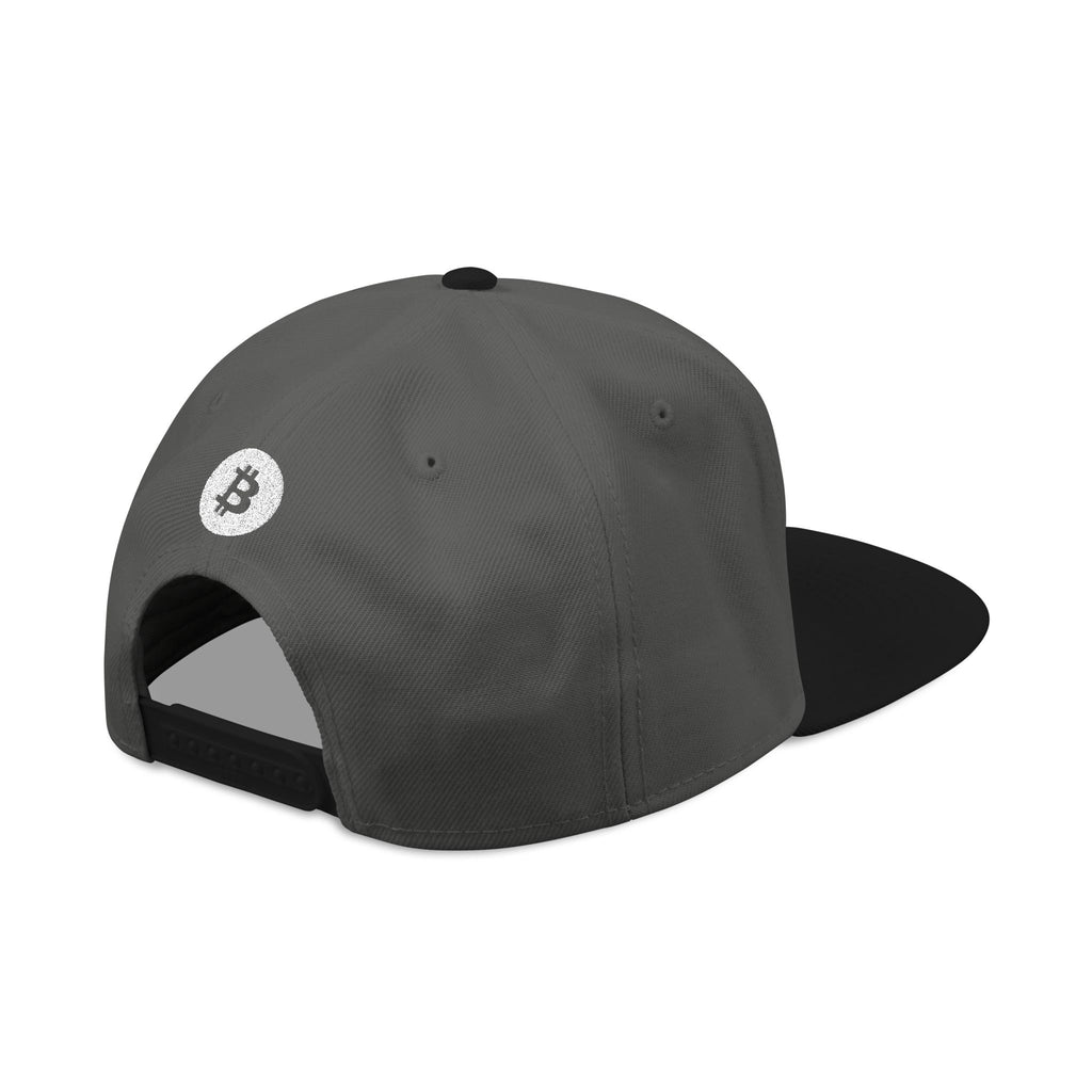 Bitcoin Embroidered Snapback Hat – Crypto Logo Streetwear