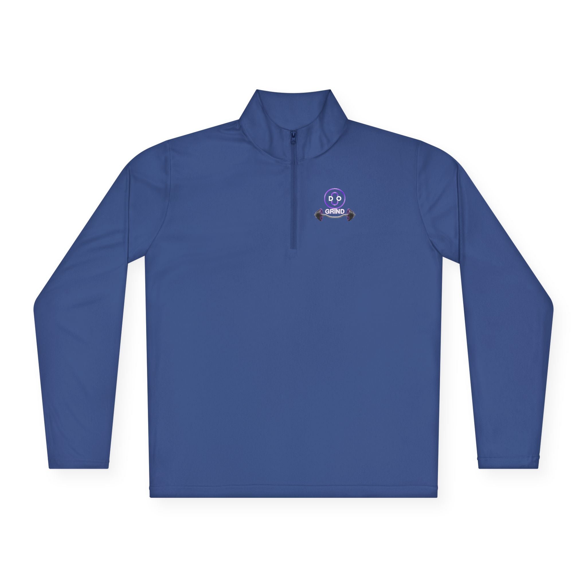Smiley Barbell Quarter-Zip Pullover