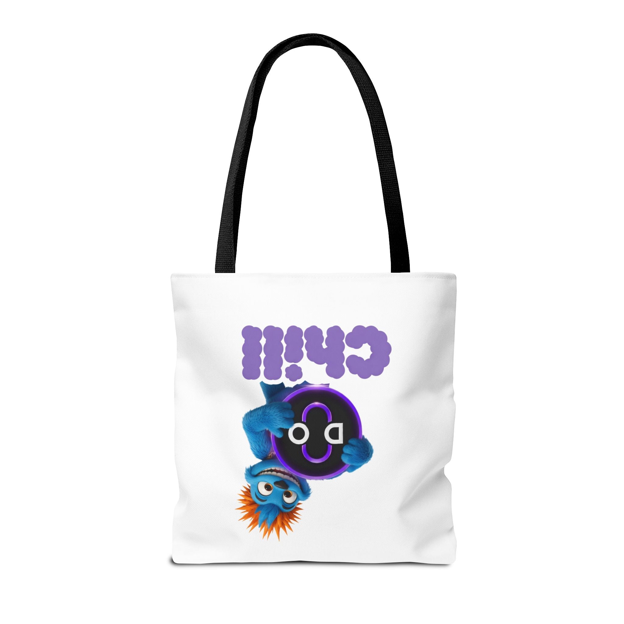 Do Chill Tote Bag — Cute Blue Monster Graphic Tote