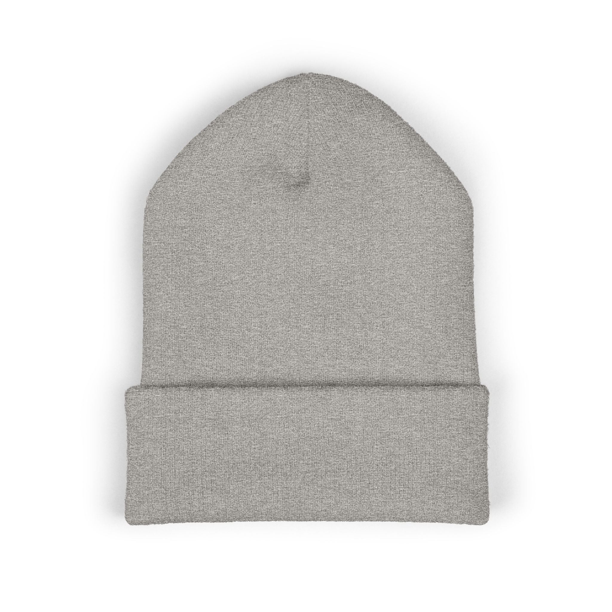 Chill Bear Embroidered Cuffed Beanie — Cozy Winter Knit Hat