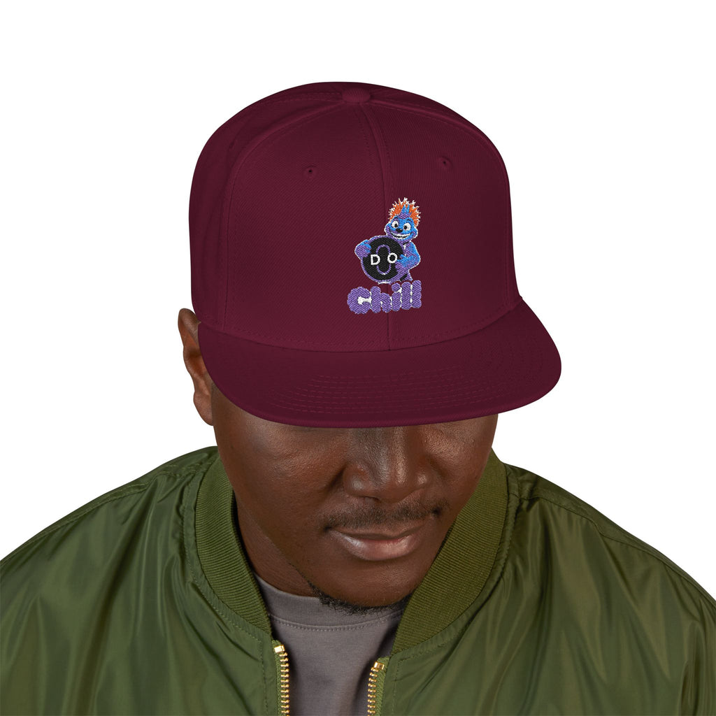DO Chill Embroidered Snapback Hat