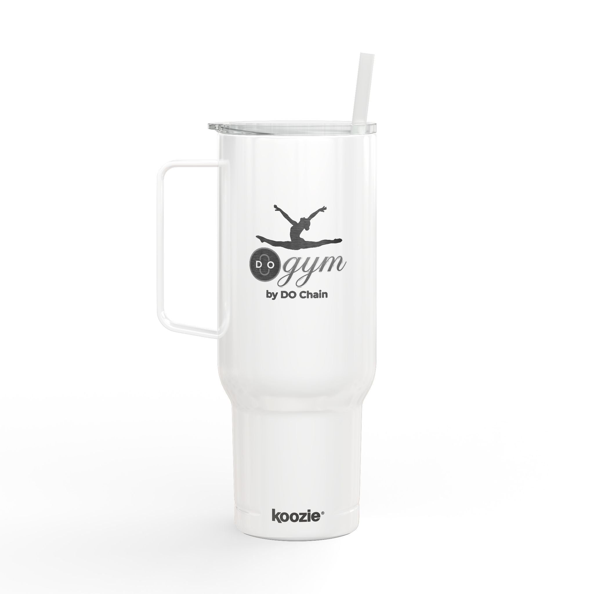 40oz Engraved Gym Tumbler with Lid & Straw — Personalized Fitness Water Bottle