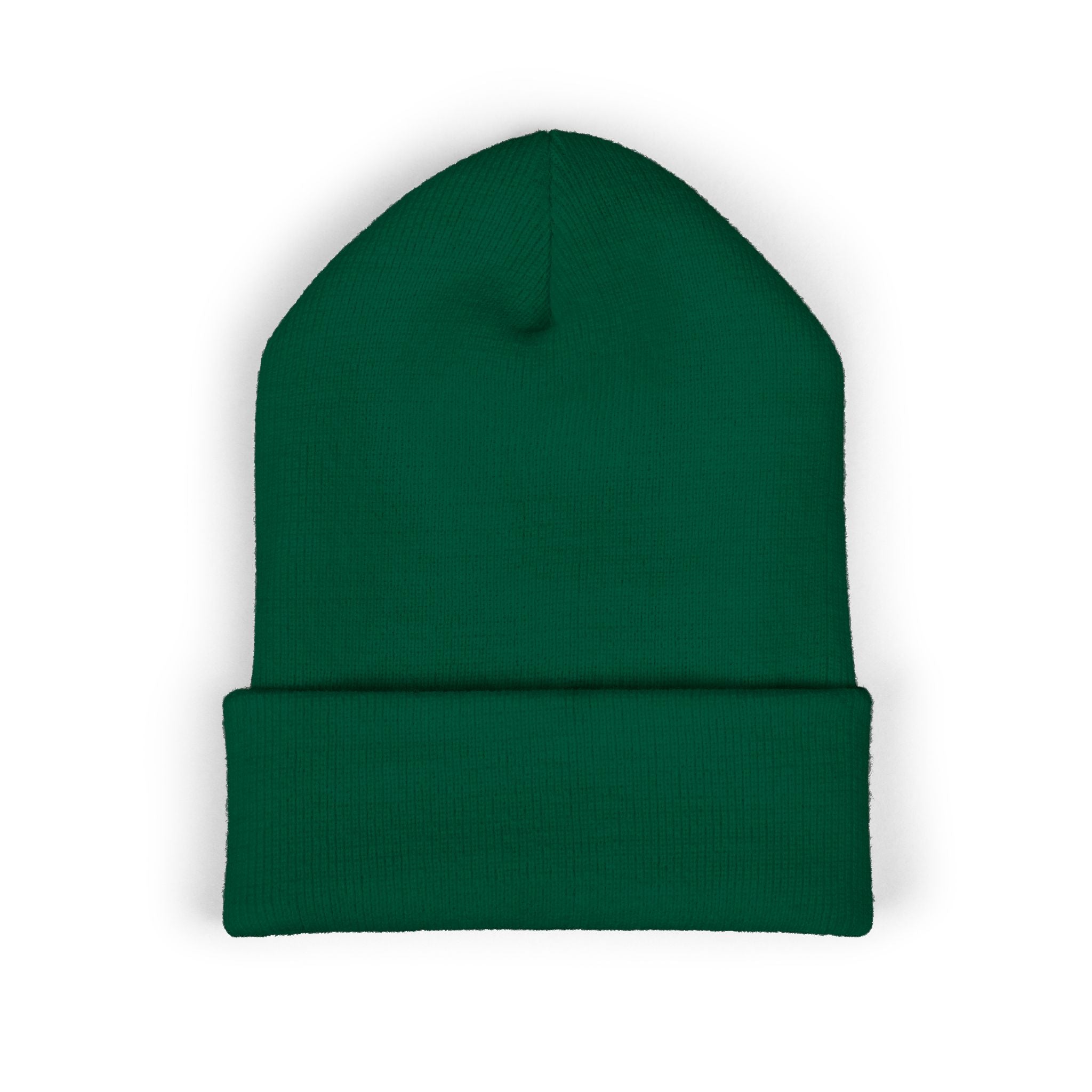 Chill Bear Embroidered Cuffed Beanie — Cozy Winter Knit Hat