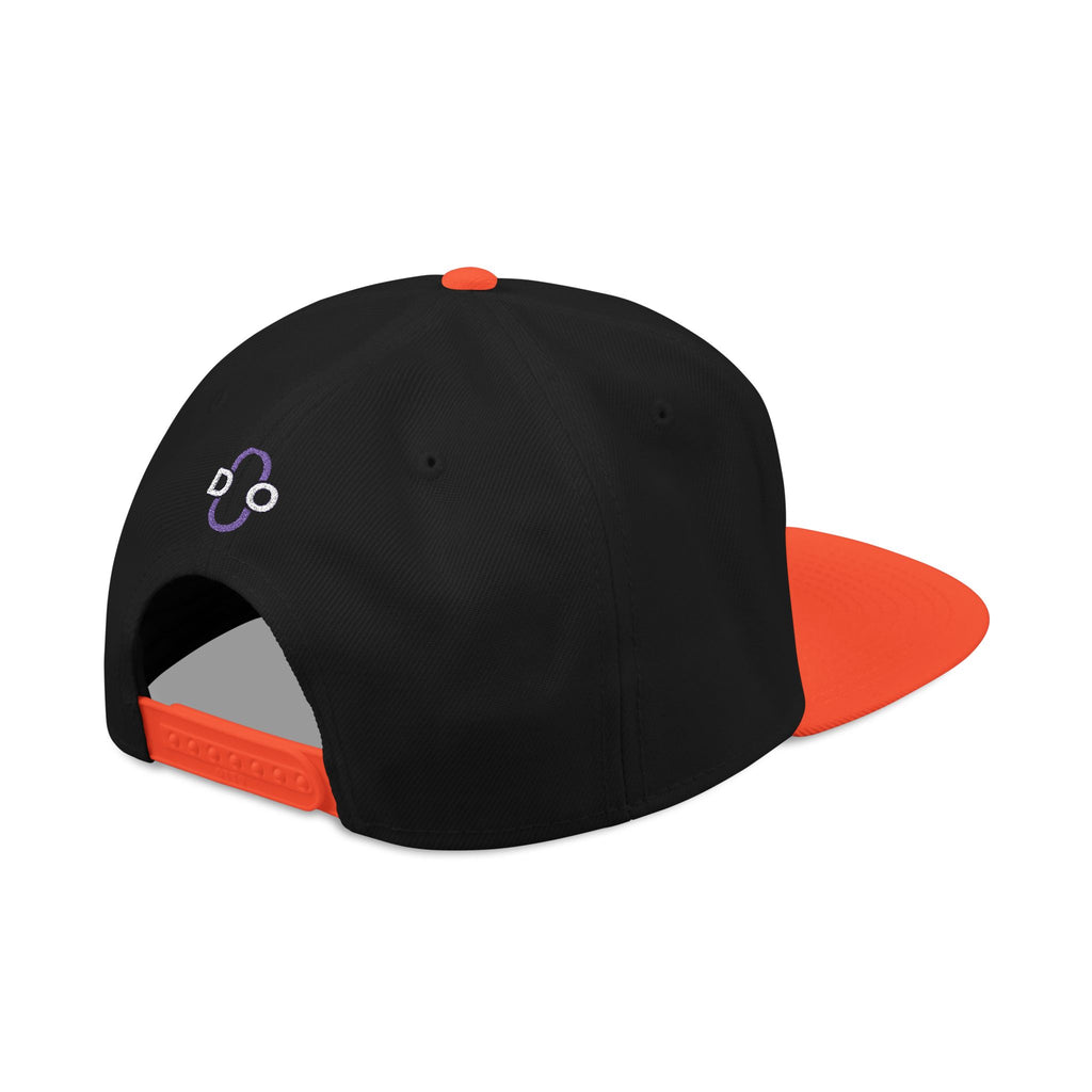 DO Chain Embroidered Snapback Hat