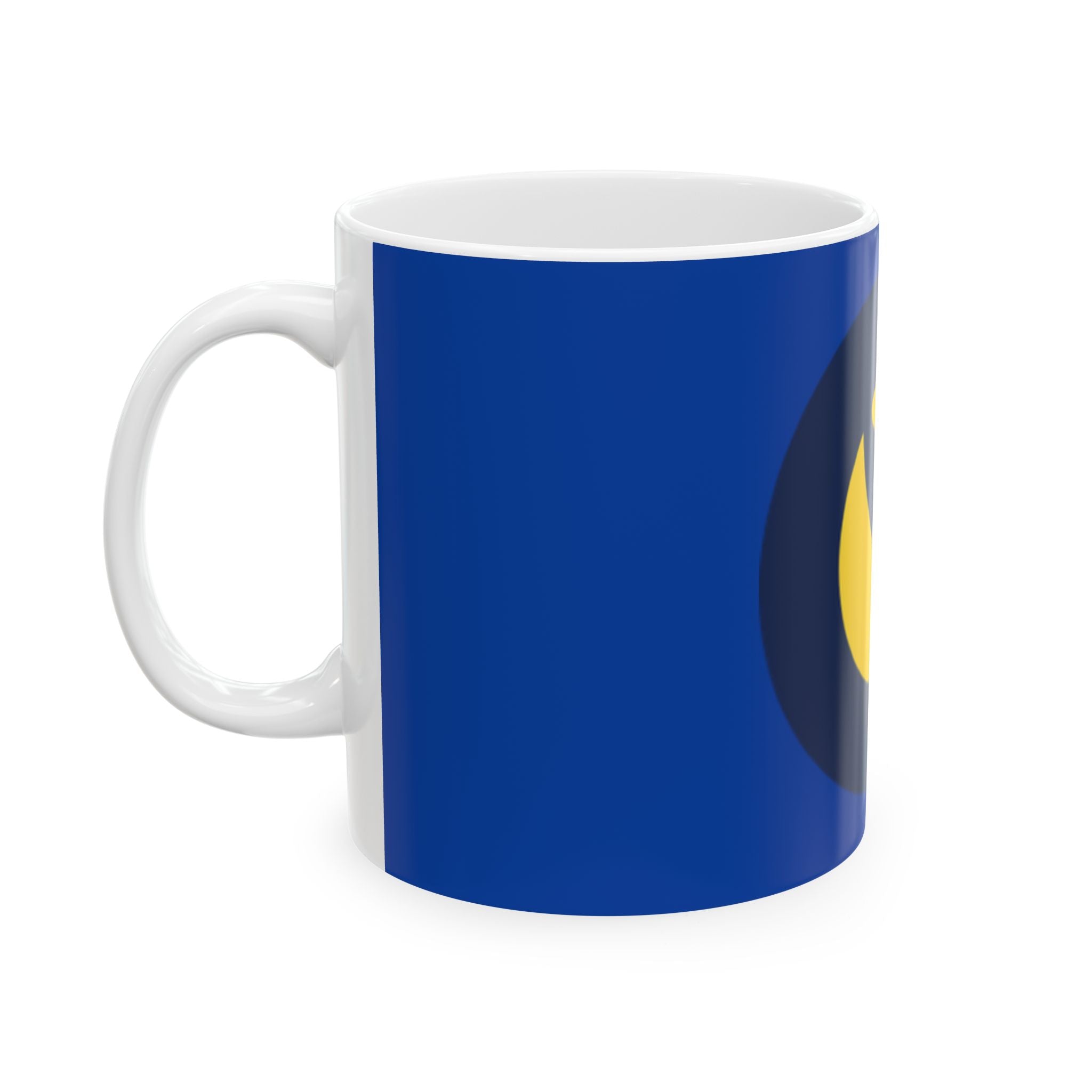 Terra Luna Classic Ceramic Mug – Modern Night Sky Coffee Cup (11oz, 15oz)