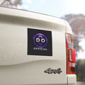 Car Magnet — 'DO Official' Purple Neon Logo Magnetic Decal