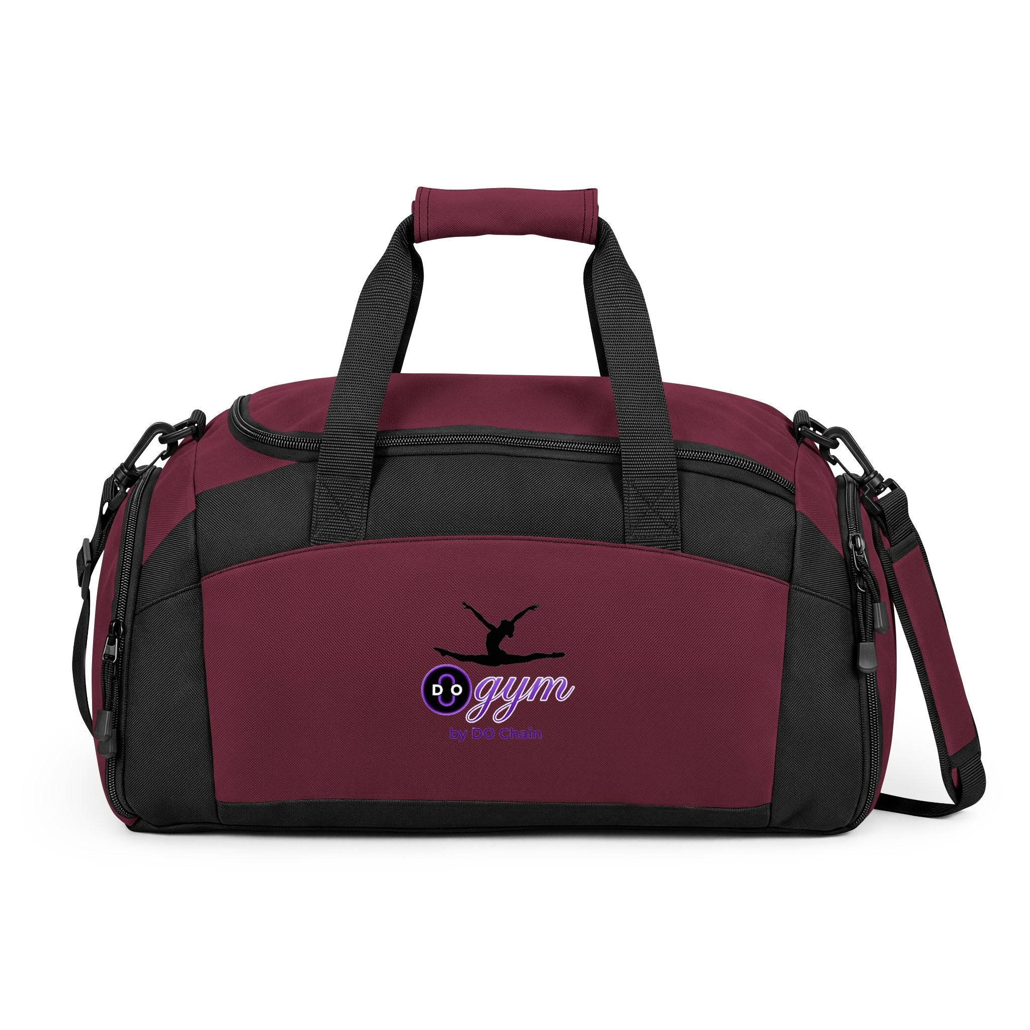 Do Gym Bag — Duffel with Ballet Silhouette & 'gym' Logo