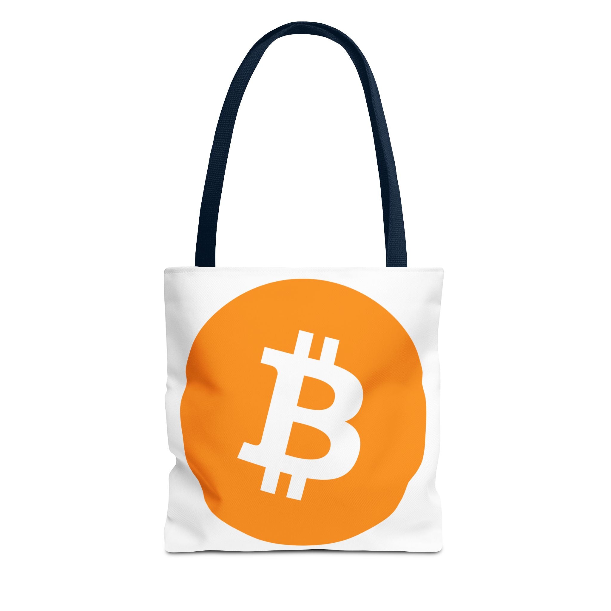 Bitcoin Logo Tote Bag – Crypto Coin Canvas Tote