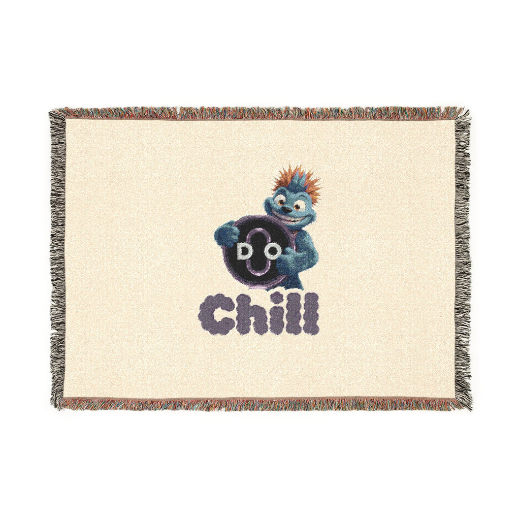 DO Chill Cotton Woven Blanket — Cozy Throw for Kids & Gamers