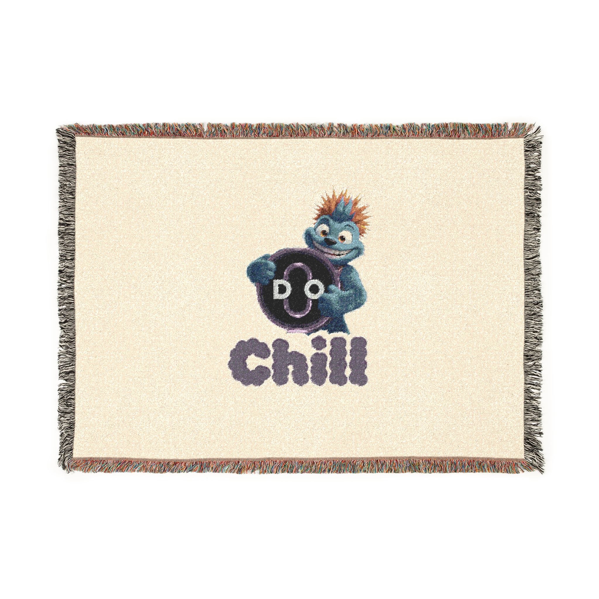 DO Chill Cotton Woven Blanket — Cozy Throw for Kids & Gamers