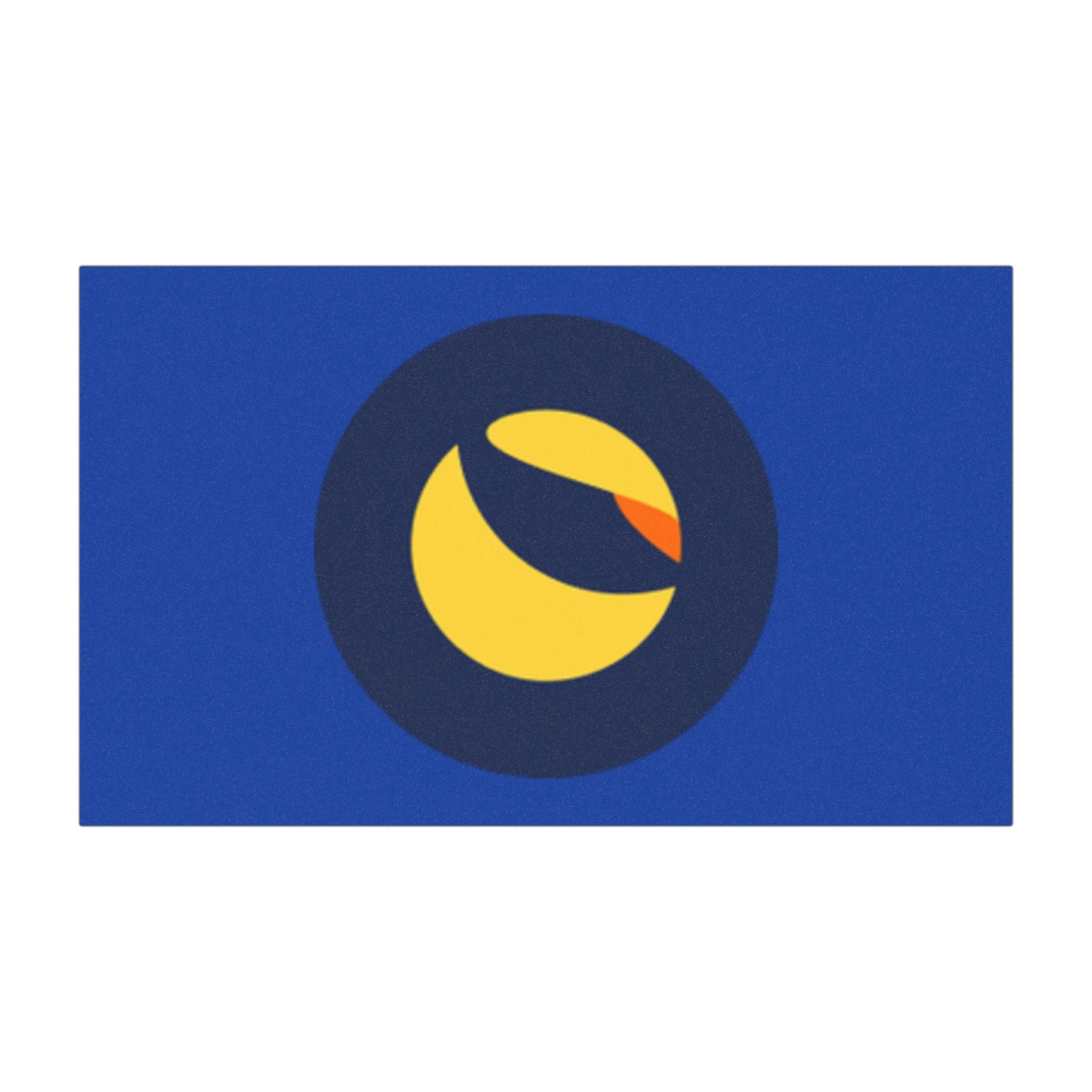Terra Luna Classic Logo Car Magnet — Rounded Yellow Emblem Magnetic Sticker for Vehicles