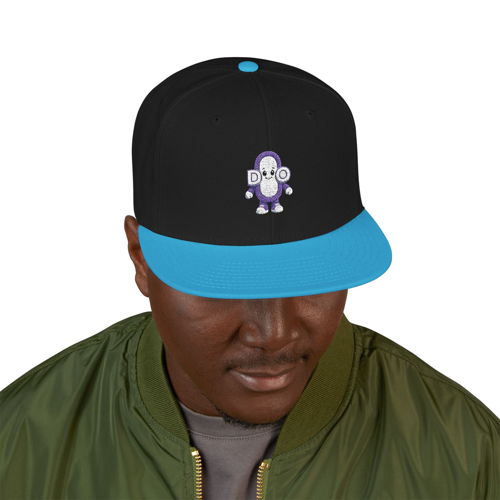 DO Chain Embroidered Snapback Hat