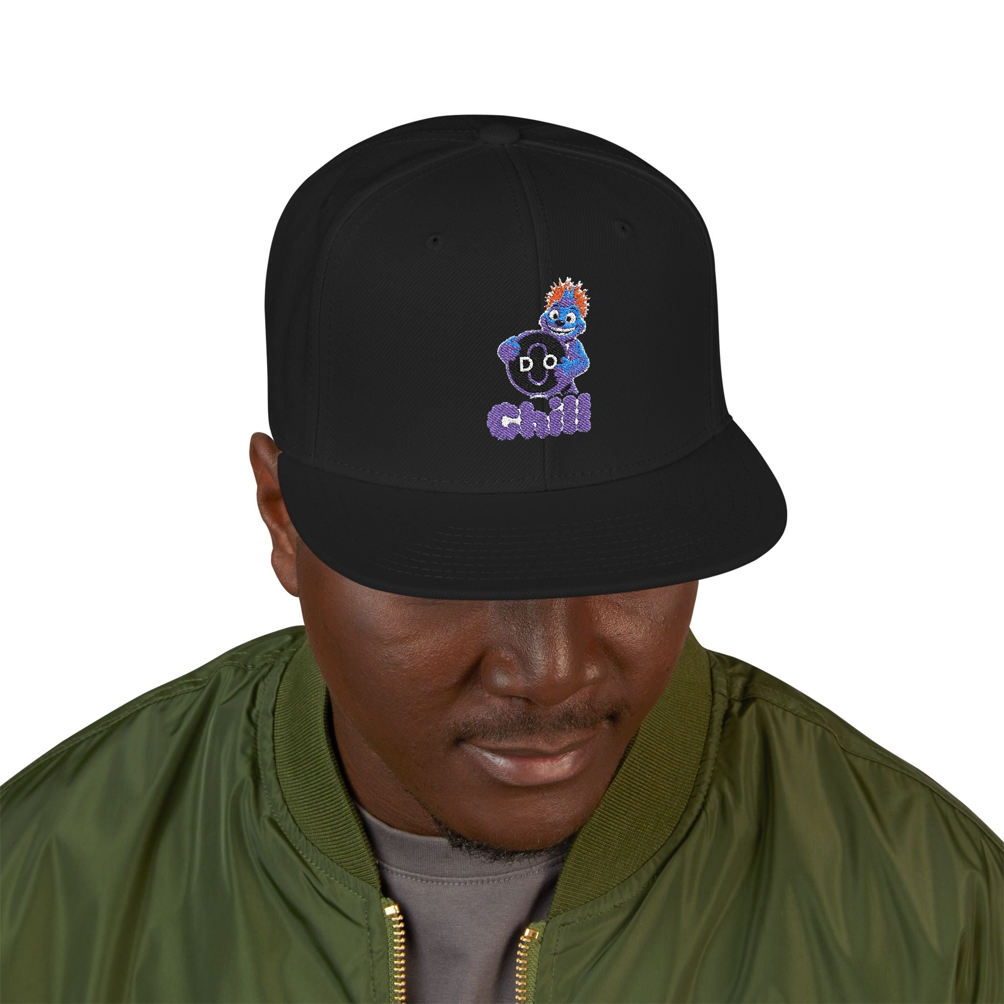DO Chill Embroidered Snapback Hat
