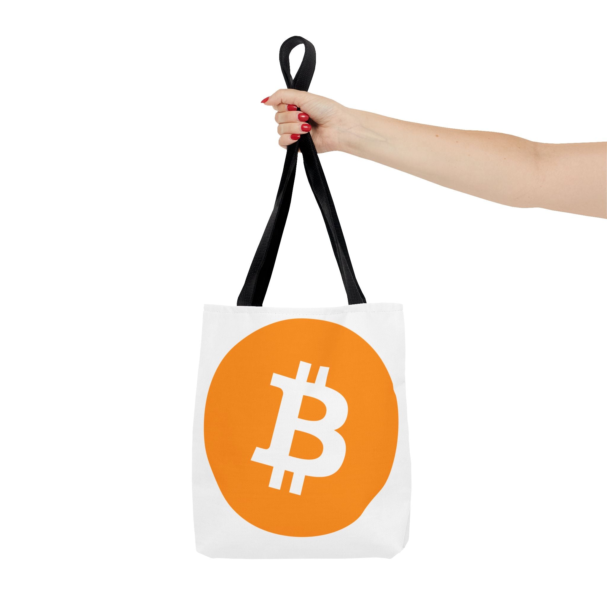 Bitcoin Logo Tote Bag – Crypto Coin Canvas Tote