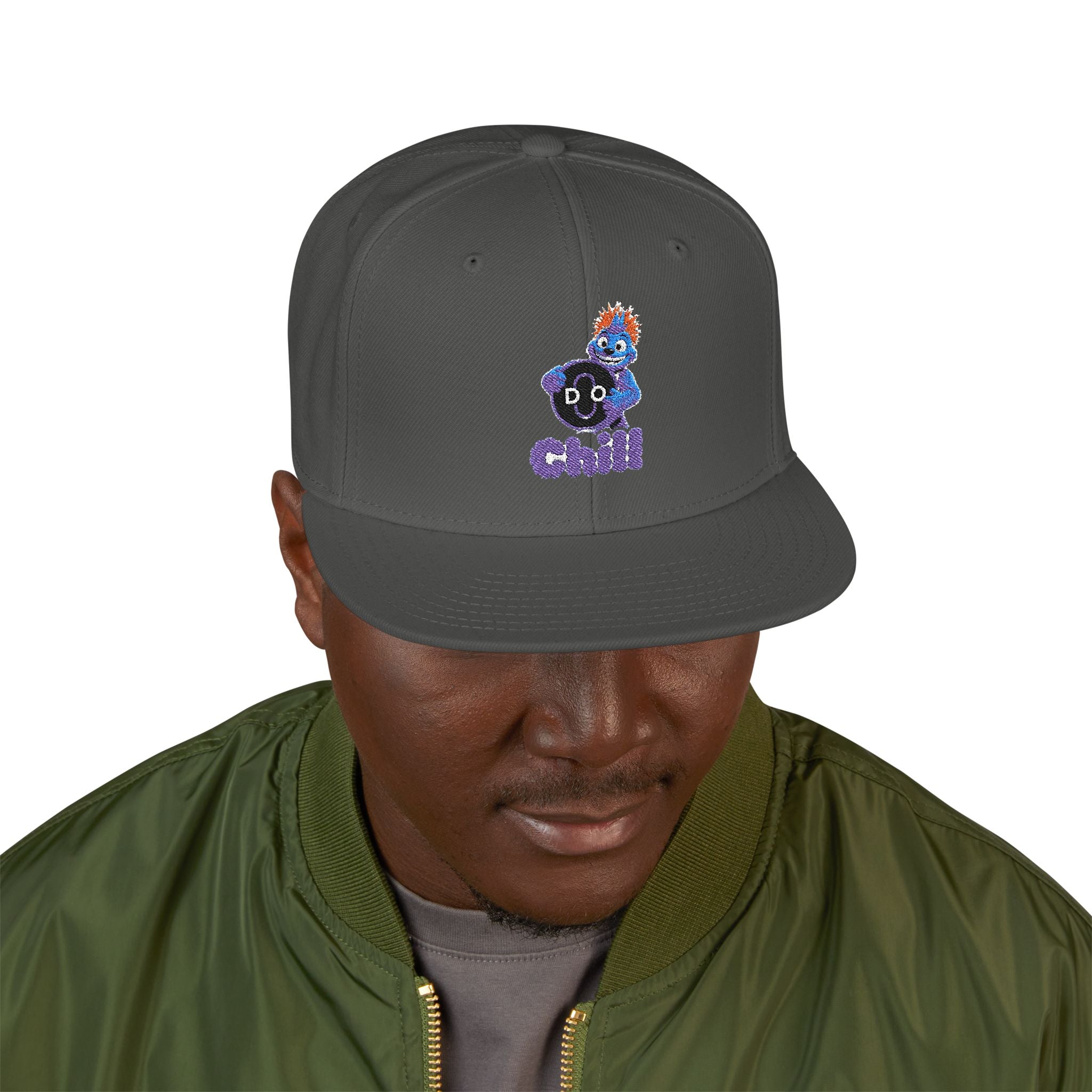 DO Chill Embroidered Snapback Hat