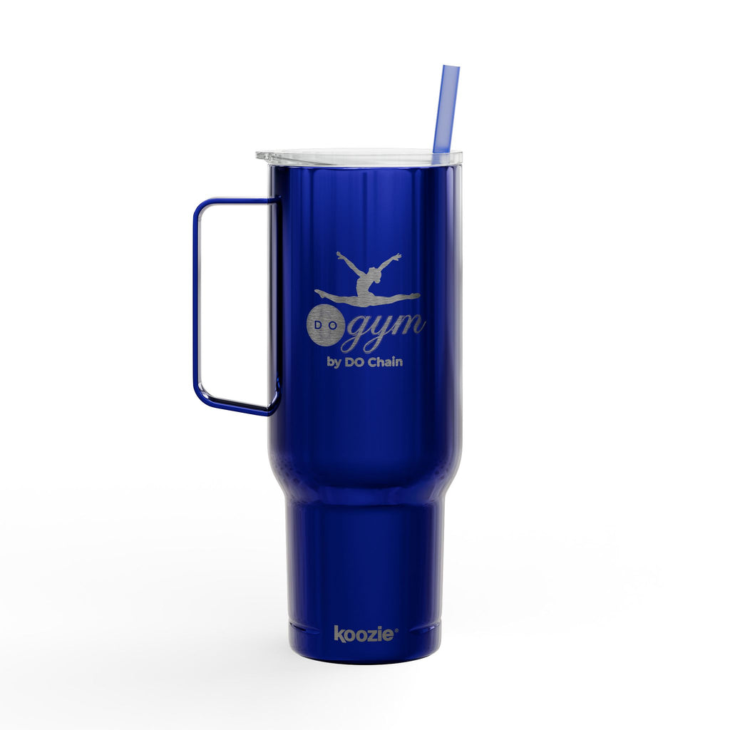 40oz Engraved Gym Tumbler with Lid & Straw — Personalized Fitness Water Bottle