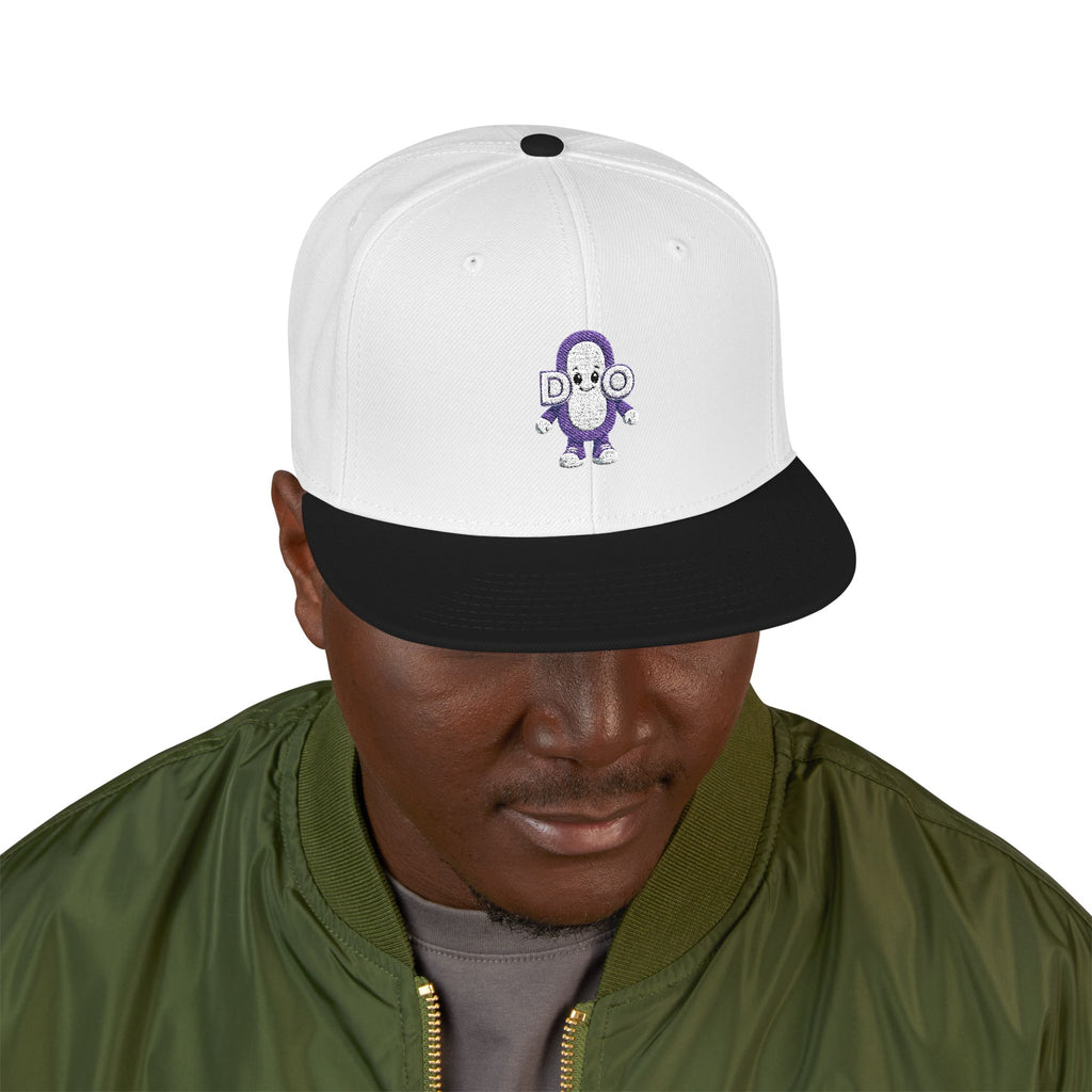 DO Chain Embroidered Snapback Hat