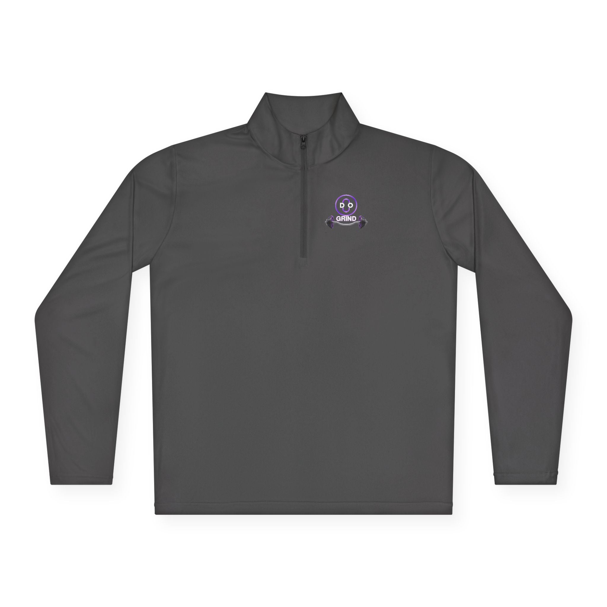 Smiley Barbell Quarter-Zip Pullover