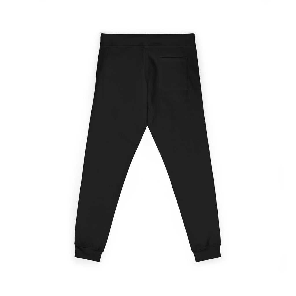 Embroidered DO Chill Monster 'Cozy Vibes' Fleece Sweatpants — Soft White Joggers