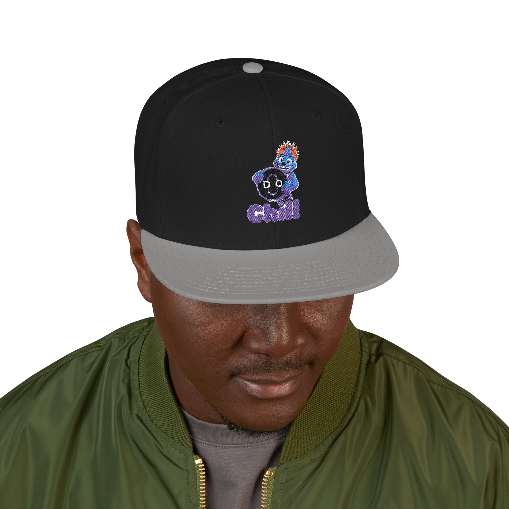 DO Chill Embroidered Snapback Hat