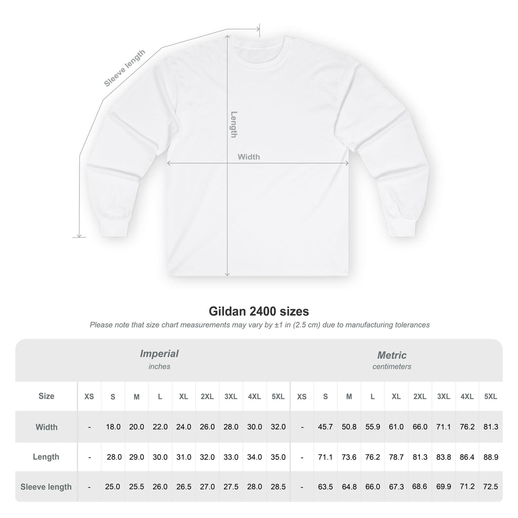 Bitcoin Logo Long Sleeve Tee — Crypto Logo Shirt