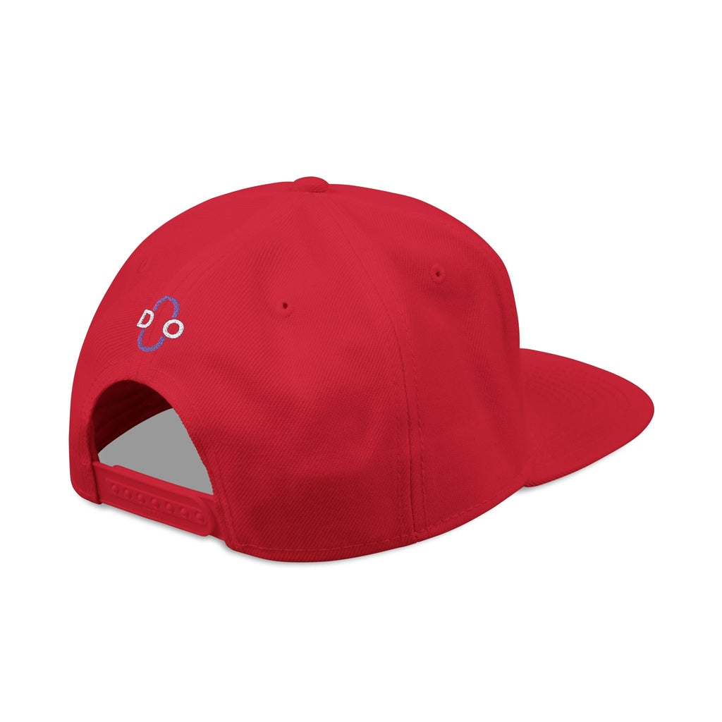 DO Chain Embroidered Snapback Hat