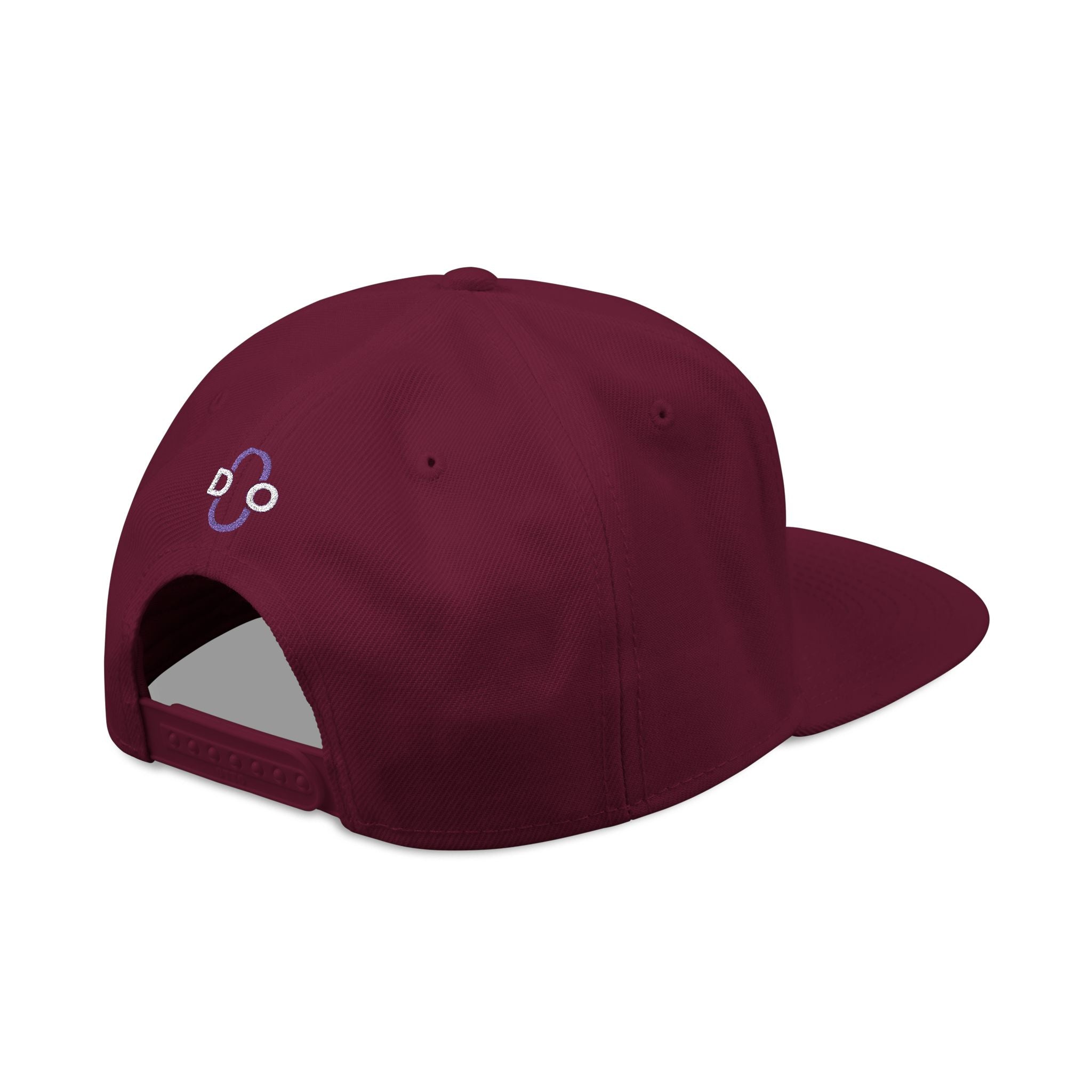 DO Chain Embroidered Snapback Hat