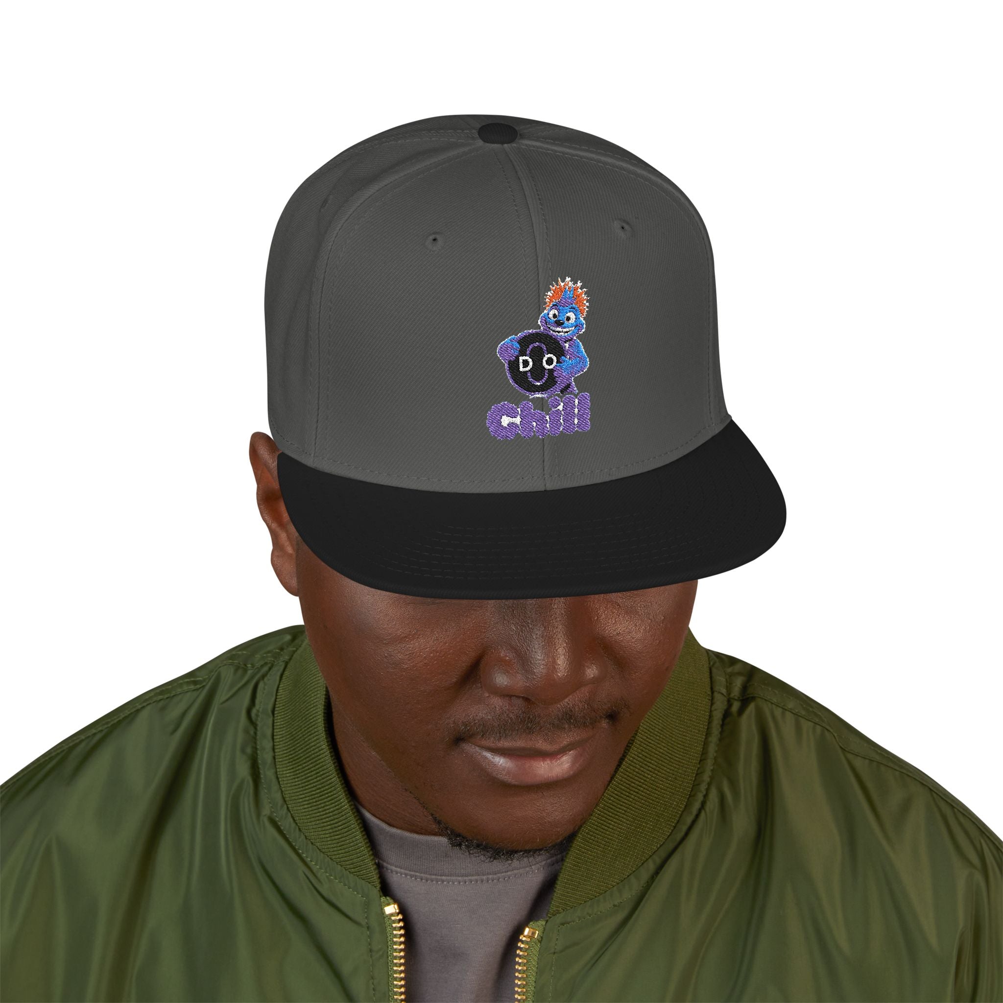 DO Chill Embroidered Snapback Hat