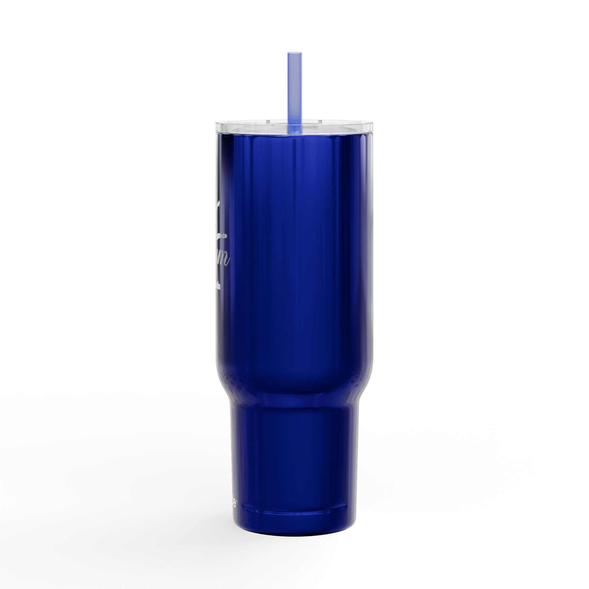 40oz Engraved Gym Tumbler with Lid & Straw — Personalized Fitness Water Bottle