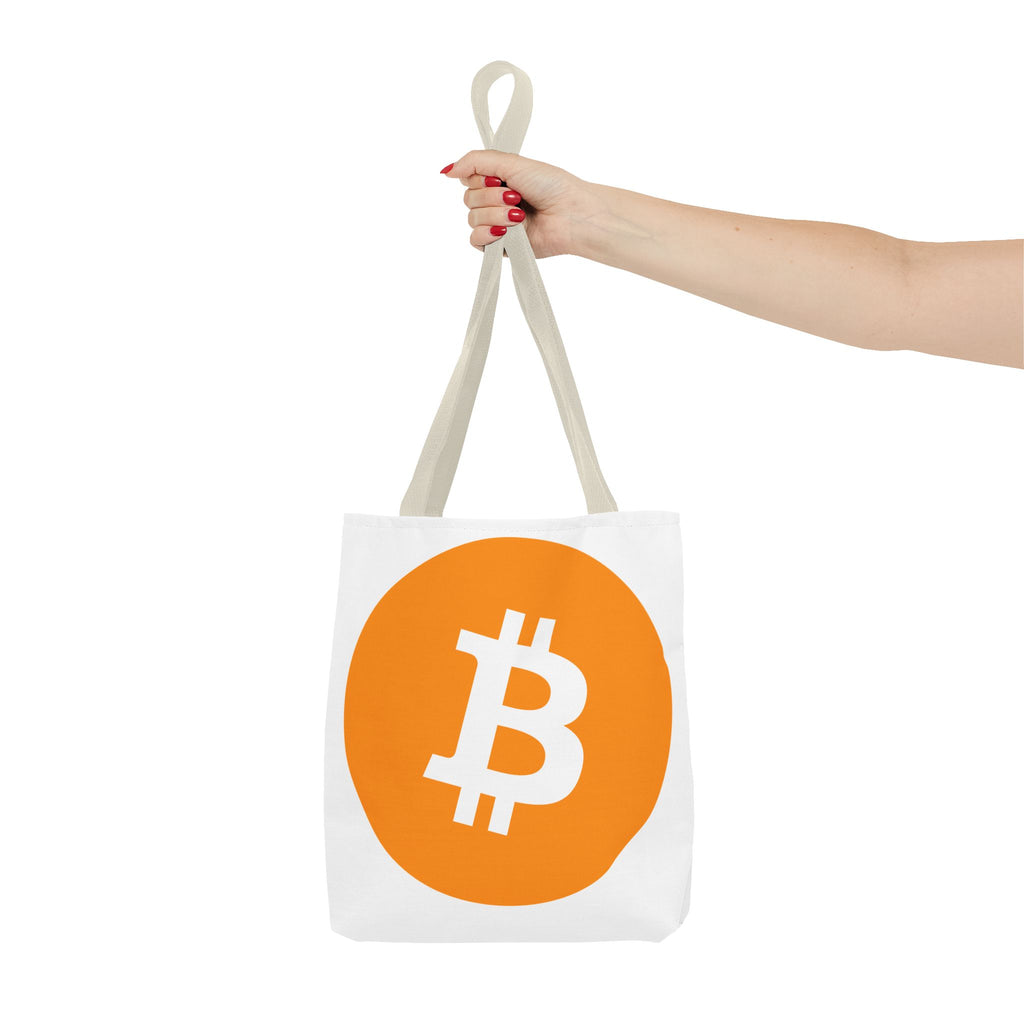 Bitcoin Logo Tote Bag – Crypto Coin Canvas Tote