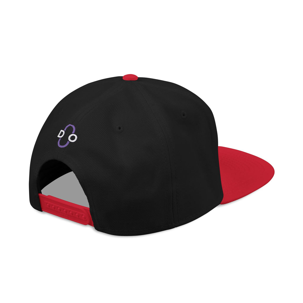 DO Chain Embroidered Snapback Hat