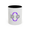 DO Neon Accent Coffee Mug – Minimalist Purple Glow 11/15oz